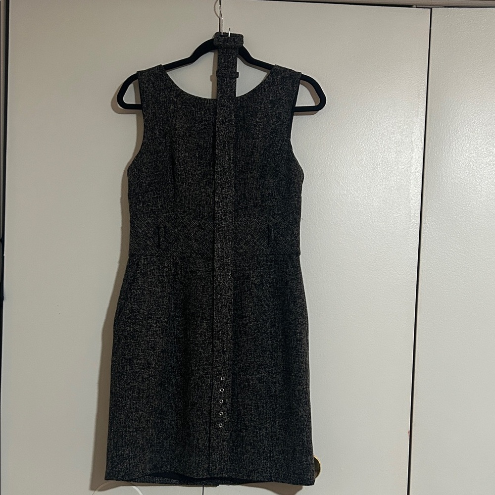 Banana Republic Charcoal Sleeveless Mini Dress